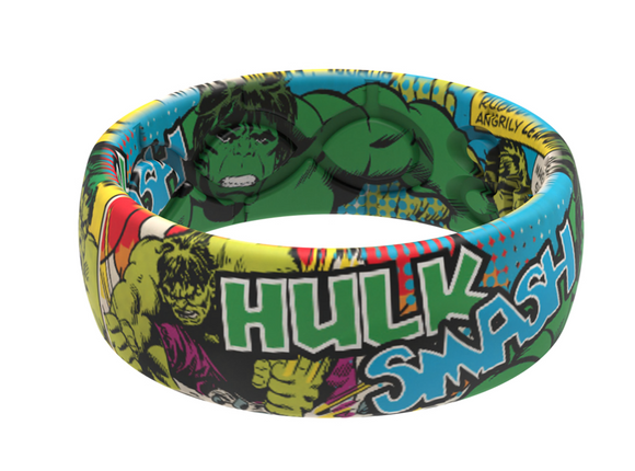 Groove Life HULK CLASSIC COMIC RING Size 10 Silicone NEW
