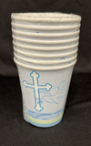 Faithful Dove Blue 9 Oz. Paper Cups