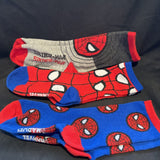 Spiderman Kids Crew Socks 6 pairs Sock Size 9-11