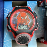 Youth Spiderman Flashing LCD Watch & Survival Strap Set New