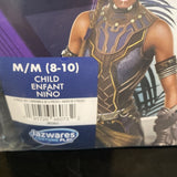 GIRL'S Back Panther SHURI COSTUME MD 8-10