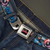 MARVEL AVENGERS MARVEL AVENGERS Logo Seatbelt Belt - WCA013