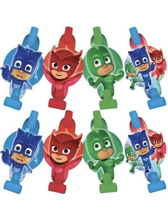 PJ Masks Party Blowers, 8-Count multicolor, One Size