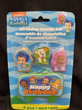 Nickelodeon Bubble Guppies 4 Piece Birthday Candle Set