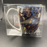 Captain America Cartoon Face 12 oz Mug Blue