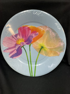 Spring Petals Wider Rimed 11” Party Plates  8Ct