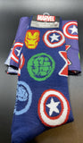 Marvel Mens Avengers Heroes Symbols Crew Sock & Bandana Combo New