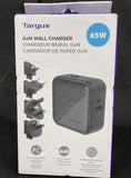 Targus APA803GL  Power adapter - GaN - 65 Watt PD - output connectors