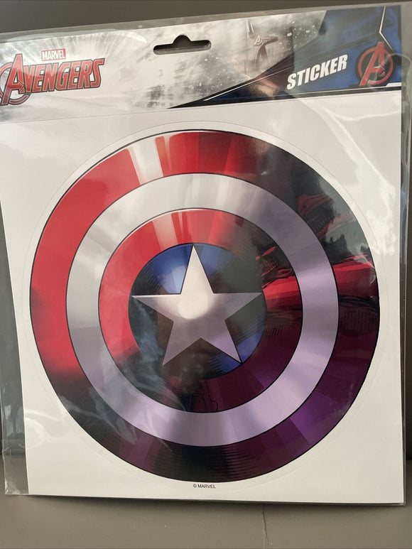 Captain America Shield Sticker 8” Diameter
