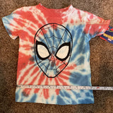 Spiderman Toddler 2T Tie Dye Tshirt