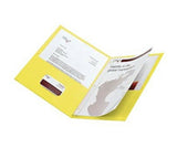 Set Of 6 Office Depot Portfolio 2 Pocket 3 Prong Letter Size Folder Yellow