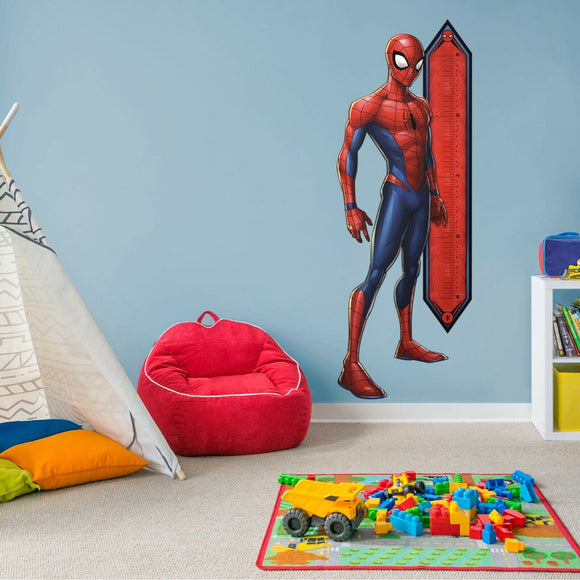 SPIDER-MAN: GROWTH CHART REMOVABLE WALL DECAL Fathead 96-96255