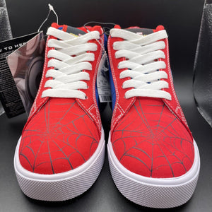 Marvel Kids High Top Canvas Spiderman Heelys Sneakers Size 3 No Tags