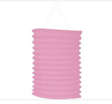 Pink Paper Lantern Garland 12ft