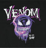 Marvel Venom Men's WE ARE VENOM Detailed Character Face T-Shirt 3XL