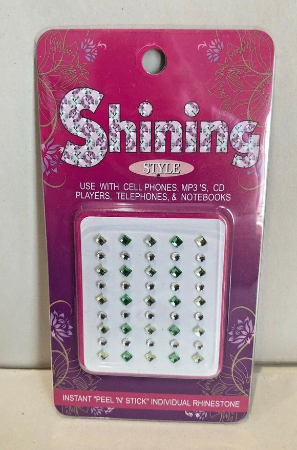 Peel & Stick Rhinestones for Electronics/Craft Projects Multi-shapes-colors NEW
