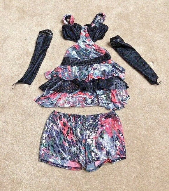 Reverence Dance Costume AXS Shorts Top & Gloves