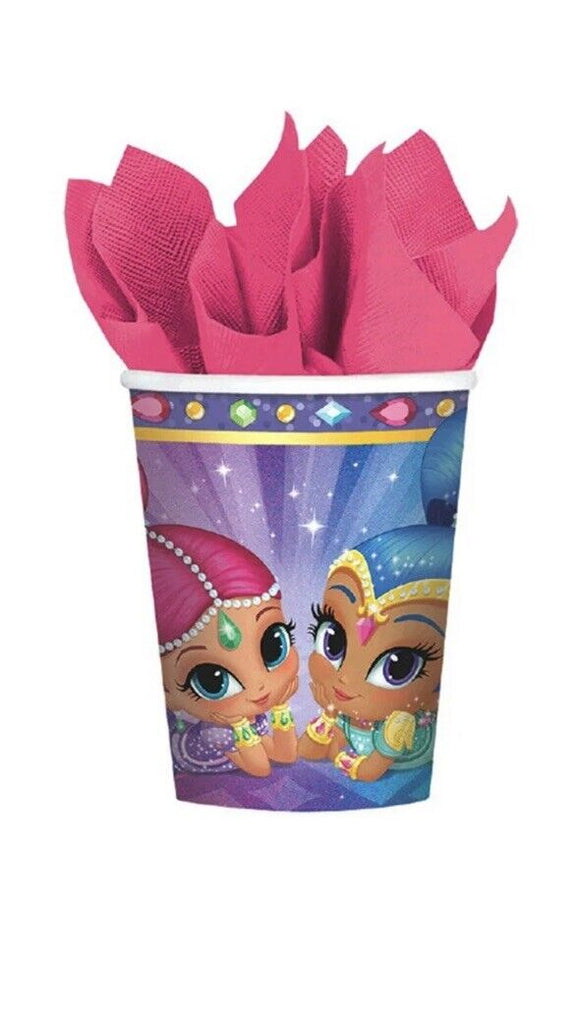 Shimmer and Shine 8 9 oz Hot Cold Paper Cups Birthday Party