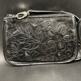 Brighton Sweet Harmony Med Black Leather Wallet/Crossbody