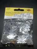 Fanci-Fetti Silver 25 Silhouettes Confetti