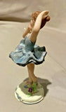 NEW Burton+Burton Blue Tutu Glitter Brunette Ballerina New In Box Figurine Cute