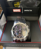 Invicta Marvel Black Panther Mens 46mm Limited Ed 3/3000 Chronograph Watch 34682