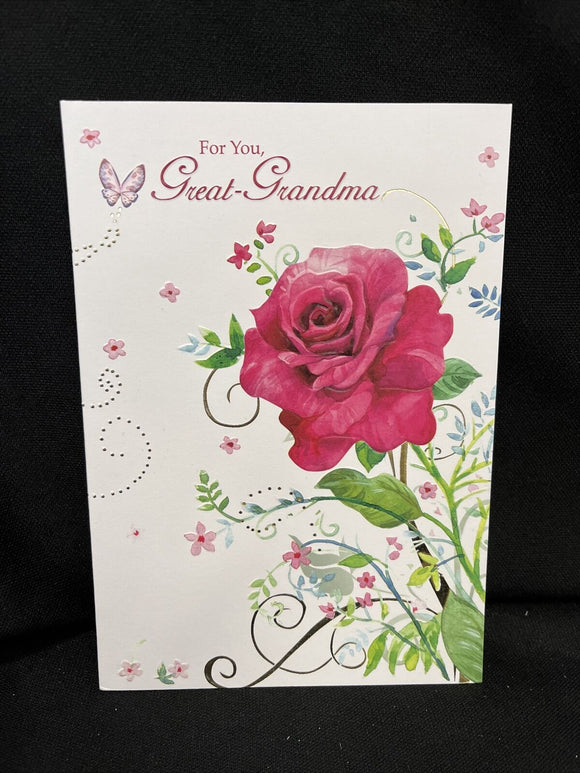 Happy Mother's Day Great Grandma Greeting Card w/Envelope
