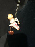 Pink Jade Prayer Angel Orn by the Encore Group made by Russ Berrie NEW