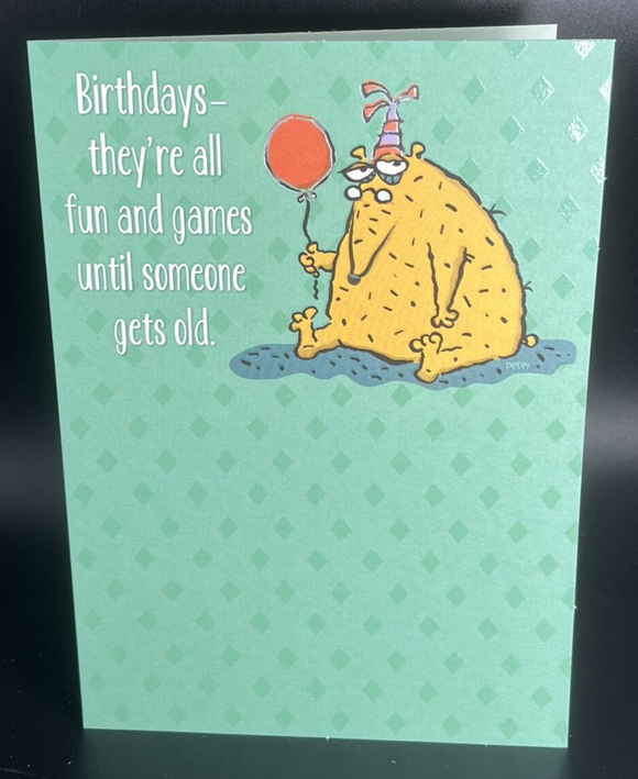 Birthday Greeting Card w/Envelope