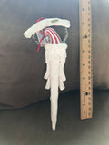 Joy Santa Icicle Christmas Ornament Encore 2004 NEW