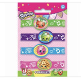 Shopkins Party Supplies Rubber Bracelets One Pack Of 4