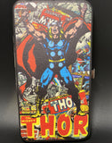 Buckle Down The Mighty Thor Pose Stacked Retro Comics Marvel Hinged Wallet