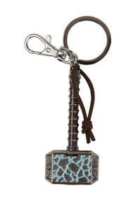 Marvel Thor Love And Thunder Hammer Pewter Keyring NEW