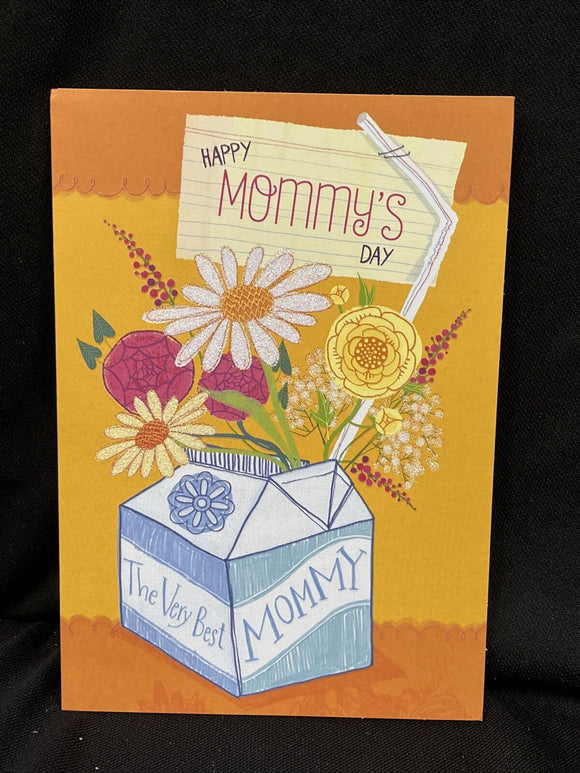 Mother's Day For Mommy Greeting Card w/Envelope
