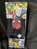 Marvel Spiderman Men’s Plush Slip On Slippers Size M