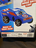 Marvel Captain America Avengers Hot Wheels Wood Racer New In Box Ages 4+