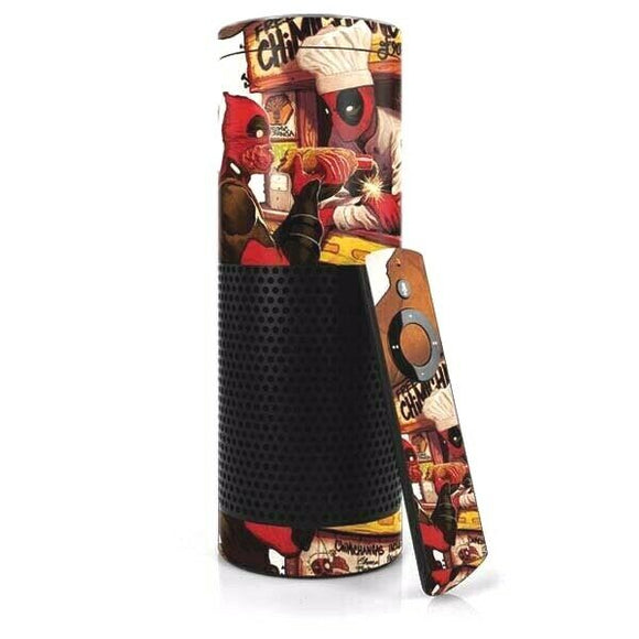 Marvel Deadpool Chimichangas Amazon Echo Skin By Skinit NEW