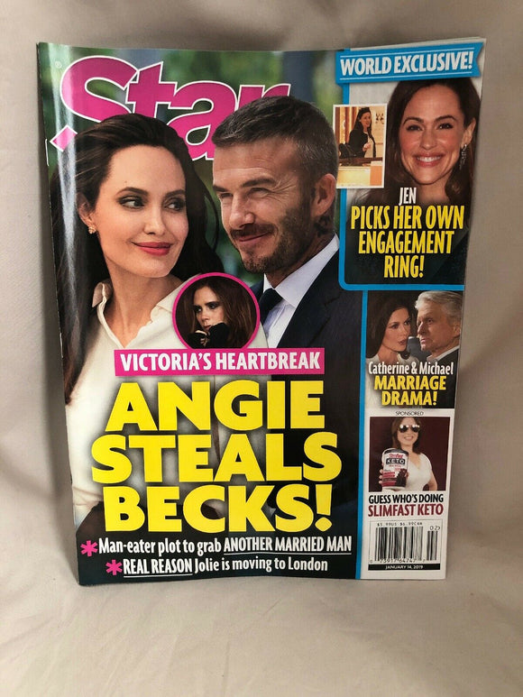 STAR   Magazine-JAN 14,2019-ANGIE STEALS BECKS!-VICTORIA'S HEARTBREAK NEW