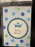 Invitations Baby Shower 8pk Little Prince