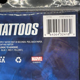 Marvel Avengers 25 Tattoos Ages 4+