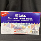 Jumbo Natural Craft Sticks Pack of 500ct Free shipping USA