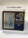 St. Louis Rams NFL "Born to Be a Fan" Ceramic Photo Frame 4x6 NEW