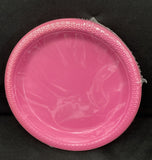 Plastic Plates 7 in. - Bright Pink 20/pkg.