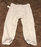 FPASL80 MARTIN ADULT SLOTTED FOOTBALL PANTS WHITE NEW