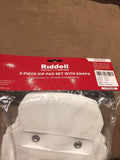 Riddell Youth 3 Piece Hip Pad Set With Snaps NWT