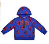 Marvel Spiderman Hoodie and Jogger Pant Set for Boys Size 5 Blue