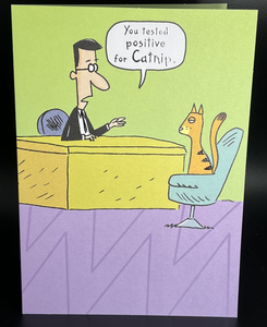 Cat Lover Birthday Greeting Card w/Envelope