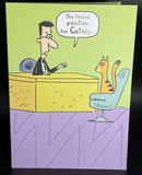 Cat Lover Birthday Greeting Card w/Envelope