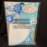 Blue It's a Boy Baby Shower Diaper Cake Decorating Kit