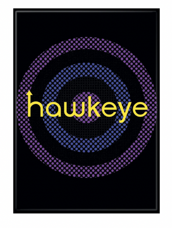 Marvel Hawkeye Logo Magnet At-A-Boy Magnet 2.5